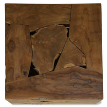Afbeelding in Gallery-weergave laden, Salontafel 50x50x35 cm echt teakhout bruin
