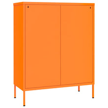 Afbeelding in Gallery-weergave laden, Ladekast 80x35x101,5 cm staal oranje

