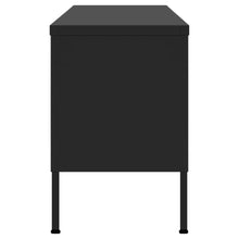 Afbeelding in Gallery-weergave laden, Tv-meubel 105x35x50 cm staal zwart

