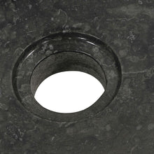 Afbeelding in Gallery-weergave laden, Wastafelkast met marmeren wastafel massief teakhout zwart
