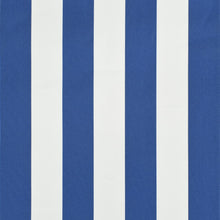 Afbeelding in Gallery-weergave laden, Luifel uittrekbaar 250x150 cm blauw en wit
