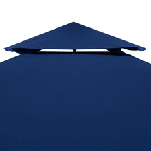 Afbeelding in Gallery-weergave laden, Vervangend tentdoek prieel 310 g/m² 3x3 m donkerblauw
