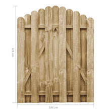 Afbeelding in Gallery-weergave laden, Poort 100x125 cm geïmpregneerd grenenhout
