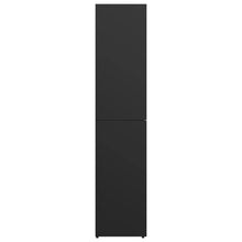 Afbeelding in Gallery-weergave laden, Schoenenkast 80x39x178 cm spaanplaat zwart
