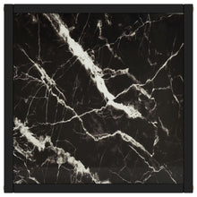 Afbeelding in Gallery-weergave laden, Salontafel met zwart marmerglas 40x40x50 cm zwart
