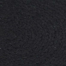 Afbeelding in Gallery-weergave laden, Placemats 4 st rond 38 cm katoen effen zwart
