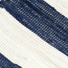 Afbeelding in Gallery-weergave laden, Placemats 4 st chindi gestreept 30x45 cm blauw en wit
