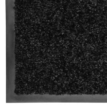 Afbeelding in Gallery-weergave laden, Deurmat wasbaar 60x90 cm zwart
