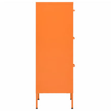 Afbeelding in Gallery-weergave laden, Opbergkast 42,5x35x101,5 cm staal oranje
