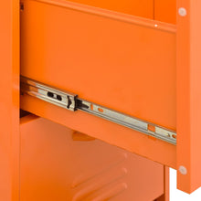 Afbeelding in Gallery-weergave laden, Opbergkast 42,5x35x101,5 cm staal oranje
