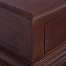 Afbeelding in Gallery-weergave laden, Nachtkastje 35x30x60 cm massief mahoniehout klassiek bruin
