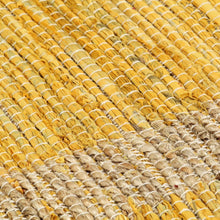 Afbeelding in Gallery-weergave laden, Vloerkleed handgemaakt 120x180 cm jute geel
