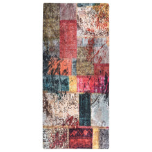 Afbeelding in Gallery-weergave laden, Vloerkleed wasbaar anti-slip patchwork 80x300 cm meerkleurig
