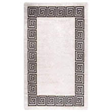 Afbeelding in Gallery-weergave laden, Vloerkleed wasbaar anti-slip 120x180 cm lichtbeige
