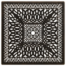 Afbeelding in Gallery-weergave laden, Tuintafel 90x90x73 cm gietaluminium bronskleurig
