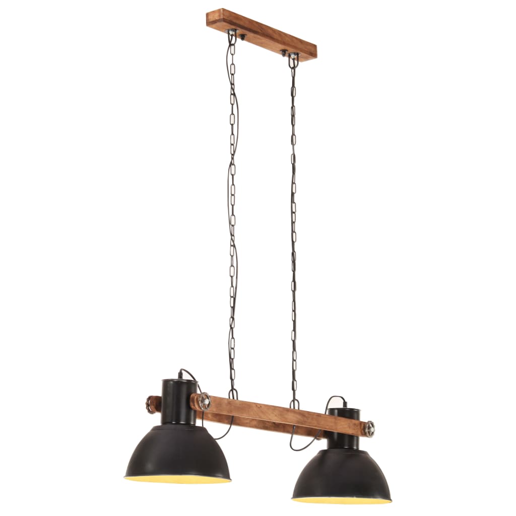 Hanglamp industrieel 25 W E27 109 cm zwart