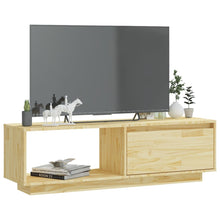 Afbeelding in Gallery-weergave laden, Tv-meubel 110x30x33,5 cm massief grenenhout
