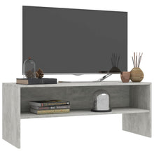 Afbeelding in Gallery-weergave laden, Tv-meubel 100x40x40 cm spaanplaat betongrijs
