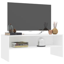 Afbeelding in Gallery-weergave laden, Tv-meubel 100x40x40 cm spaanplaat wit
