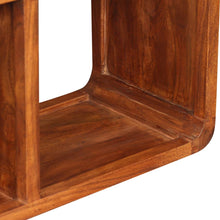 Afbeelding in Gallery-weergave laden, Tv-meubel 120x30x40 cm massief hout met sheesham afwerking
