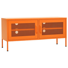 Afbeelding in Gallery-weergave laden, Tv-meubel 105x35x50 cm staal oranje
