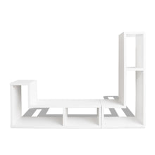 Afbeelding in Gallery-weergave laden, Tv-meubel dubbel L-vormig wit
