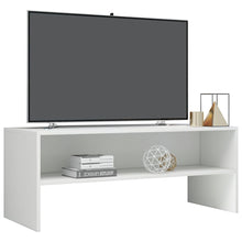 Afbeelding in Gallery-weergave laden, Tv-meubel 100x40x40 cm spaanplaat hoogglans wit

