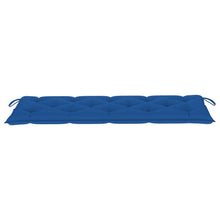 Afbeelding in Gallery-weergave laden, Tuinbankkussen 150x50x7 cm stof blauw

