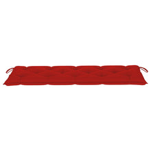 Afbeelding in Gallery-weergave laden, Tuinbankkussen 150x50x7 cm stof rood

