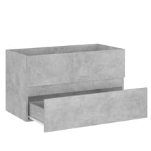 Afbeelding in Gallery-weergave laden, Badkamermeubelset spaanplaat betongrijs
