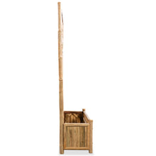Afbeelding in Gallery-weergave laden, Plantenbak verhoogd met rek 70 cm bamboe
