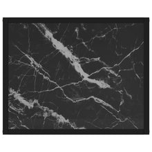 Afbeelding in Gallery-weergave laden, Wandtafel 50x40x40 cm gehard glas zwart
