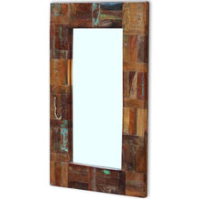 Afbeelding in Gallery-weergave laden, Spiegel 80x50 cm massief gerecycled hout
