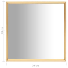 Afbeelding in Gallery-weergave laden, Spiegel 70x70 cm goudkleurig

