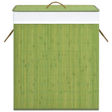 Afbeelding in Gallery-weergave laden, Wasmand 100 L bamboe groen
