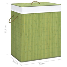 Afbeelding in Gallery-weergave laden, Wasmand 100 L bamboe groen
