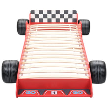 Afbeelding in Gallery-weergave laden, Kinderbed raceauto rood 90x200 cm
