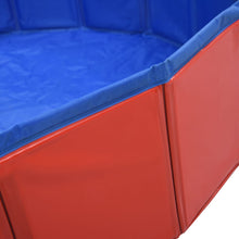 Afbeelding in Gallery-weergave laden, Hondenzwembad inklapbaar 120x30 cm PVC rood
