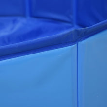Afbeelding in Gallery-weergave laden, Hondenzwembad inklapbaar 80x20 cm PVC blauw
