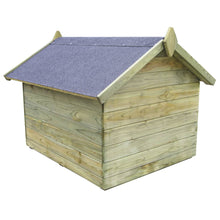 Afbeelding in Gallery-weergave laden, Hondenhok voor tuin met opklapbaar dak geïmpregneerd grenenhout
