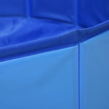 Afbeelding in Gallery-weergave laden, Hondenzwembad inklapbaar 160x30 cm PVC blauw
