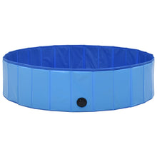 Afbeelding in Gallery-weergave laden, Hondenzwembad inklapbaar 120x30 cm PVC blauw
