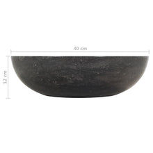 Afbeelding in Gallery-weergave laden, Gootsteen 40x12 cm marmer zwart

