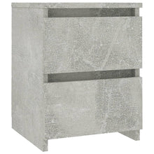 Afbeelding in Gallery-weergave laden, Nachtkastje 30x30x40 cm spaanplaat betongrijs
