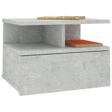 Afbeelding in Gallery-weergave laden, Nachtkastjes zwevend 2 st 40x31x27 cm spaanplaat betongrijs
