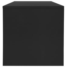 Afbeelding in Gallery-weergave laden, Salontafel 100x40x40 cm spaanplaat zwart
