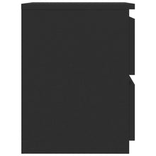 Afbeelding in Gallery-weergave laden, Nachtkastje 30x30x40 cm spaanplaat zwart

