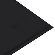 Afbeelding in Gallery-weergave laden, Tuinbankkussen 120x50x3 cm zwart
