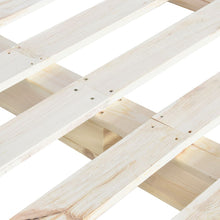 Afbeelding in Gallery-weergave laden, Bedframe pallet massief grenenhout 200x200 cm
