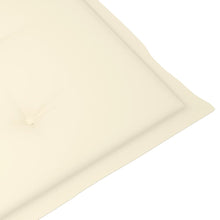 Afbeelding in Gallery-weergave laden, Terrasstoelkussen (75+105)x50x3 cm crèmekleurig
